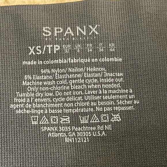 SPANX ECOCARE SEAMLESS PULL ON SCULPTING LEGGINGS IN CAMO WOMEN'S SIZE XS - Picture 8 of 9